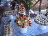 Assorted dessert table
