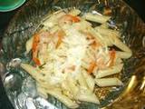 Shrimp Alfredo Penne Pasta